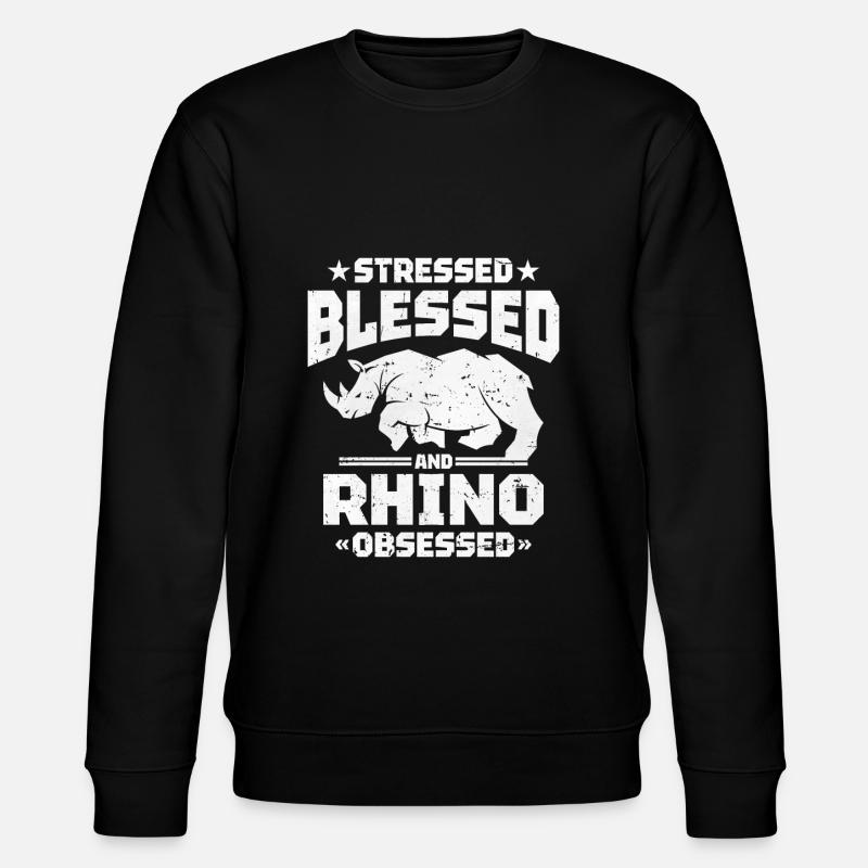 Nashorn - Stanley/Stella Unisex Bio-Sweatshirt CHANGER  - Schwarz