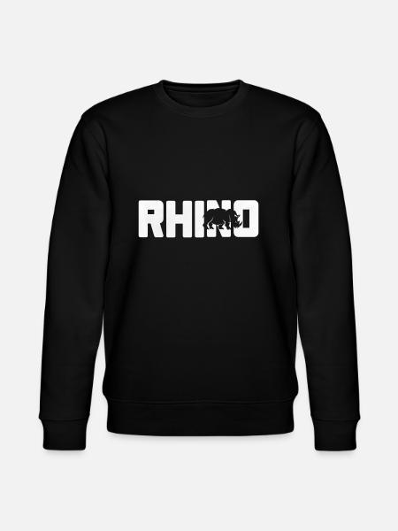 Rhinoceros - Stanley/Stella CHANGER Unisex Organic Sweatshirt - black