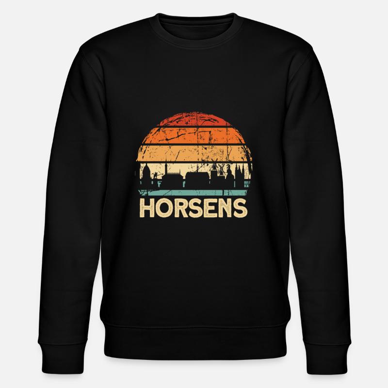 Horsens - Stanley/Stella Unisex Bio-Sweatshirt CHANGER  - Schwarz