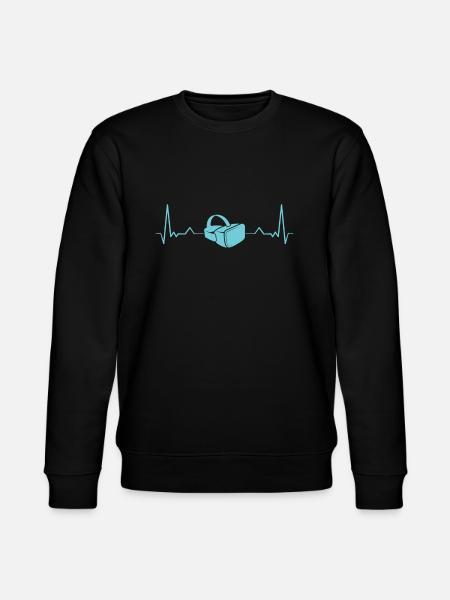 Virtual Reality VR Gift - Stanley/Stella CHANGER Unisex Organic Sweatshirt - black