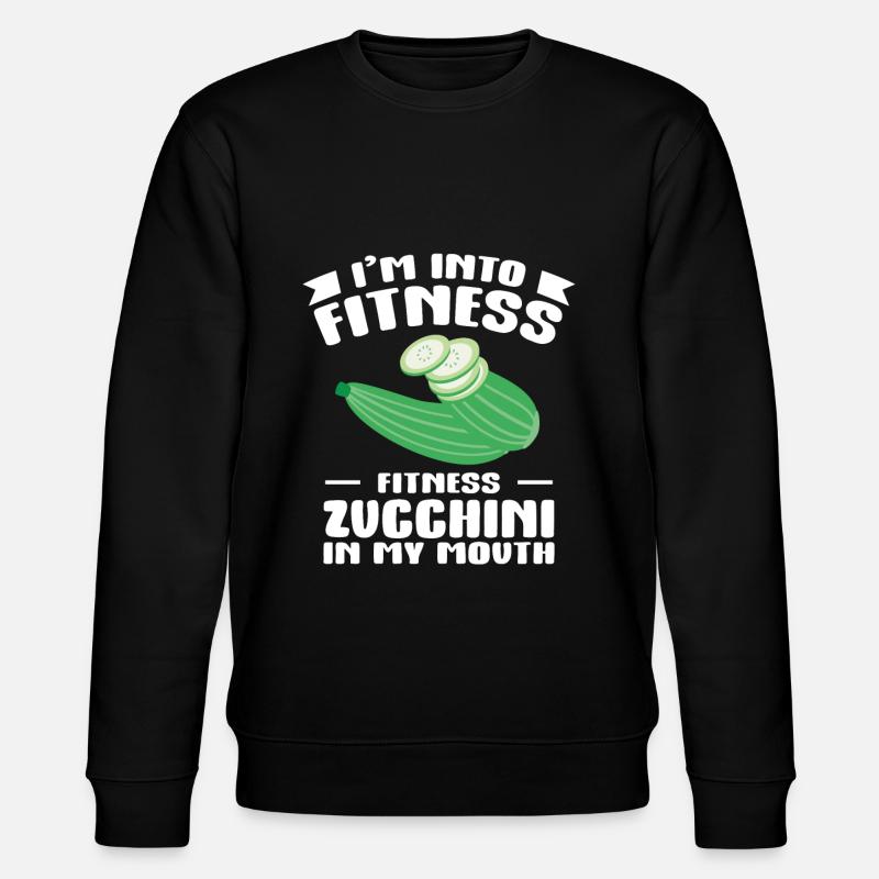 Zucchini - Stanley/Stella Unisex Bio-Sweatshirt CHANGER  - Schwarz