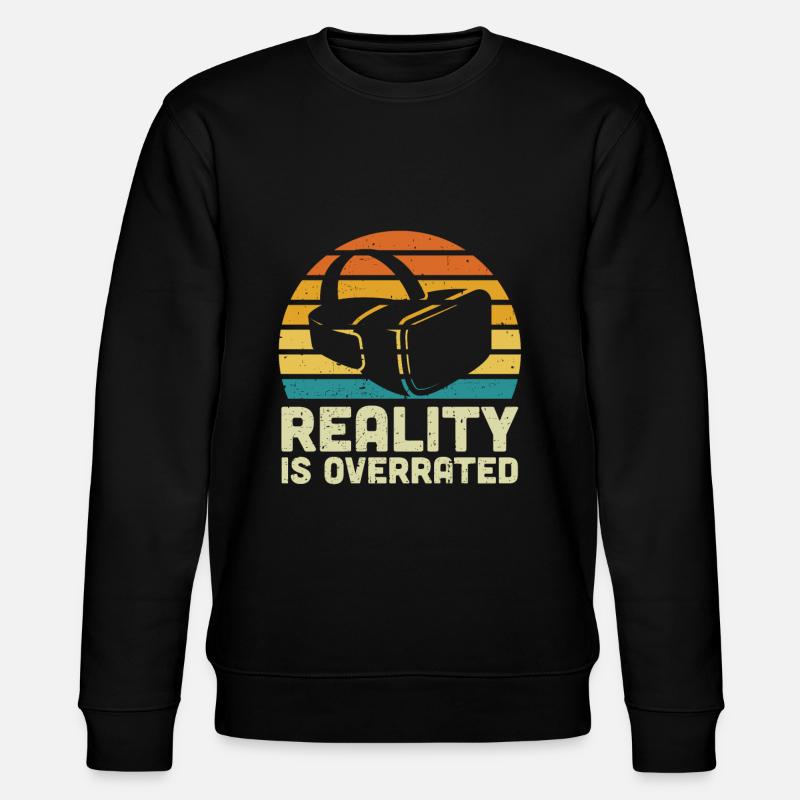 Virtual Reality VR Geschenk - Stanley/Stella Unisex Bio-Sweatshirt CHANGER  - Schwarz