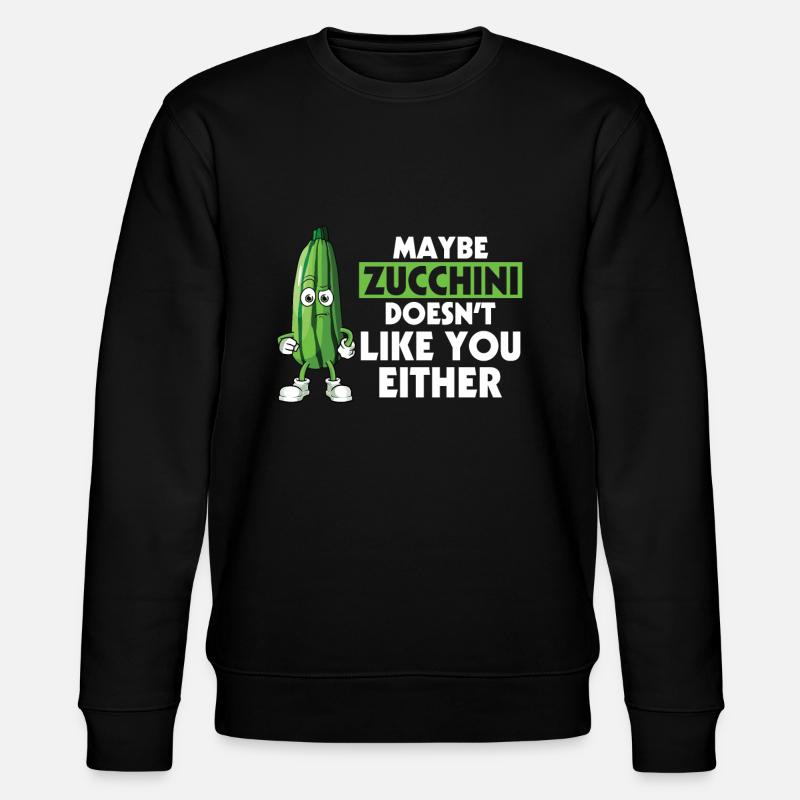 Zucchini - Stanley/Stella Unisex Bio-Sweatshirt CHANGER - Schwarz