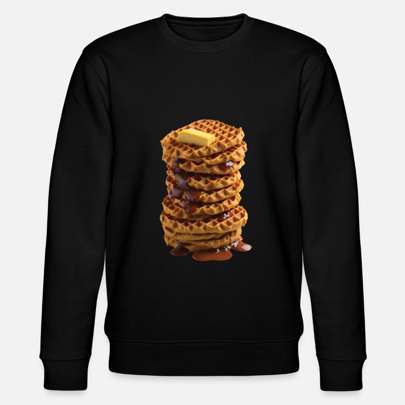 Waffel - Stanley/Stella Unisex Bio-Sweatshirt CHANGER  - Schwarz