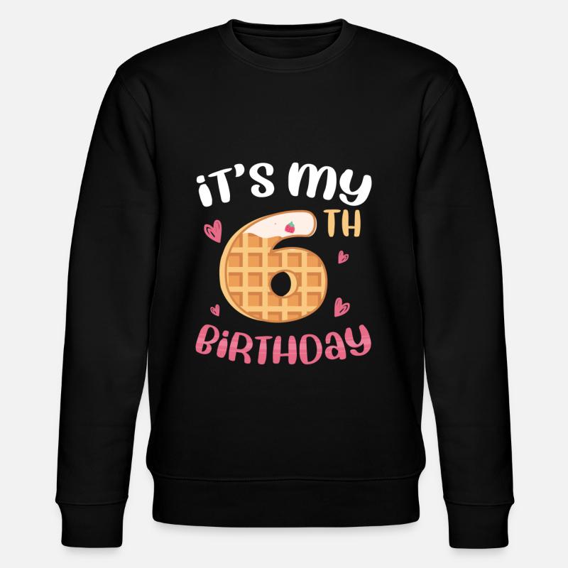 Gaufre du 6e anniversaire - Sweat bio CHANGER Stanley/Stella Unisexe - noir