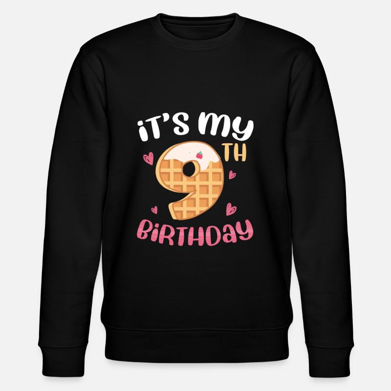 Gaufre du 9e anniversaire - Sweat bio CHANGER Stanley/Stella Unisexe - noir