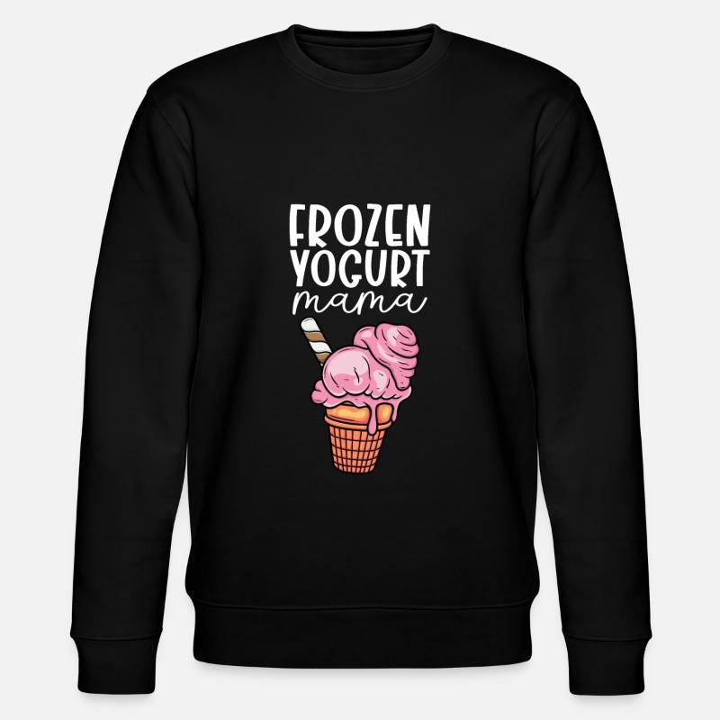 Frozen Yogurt Mama - Stanley/Stella CHANGER Unisex Organic Sweatshirt - black