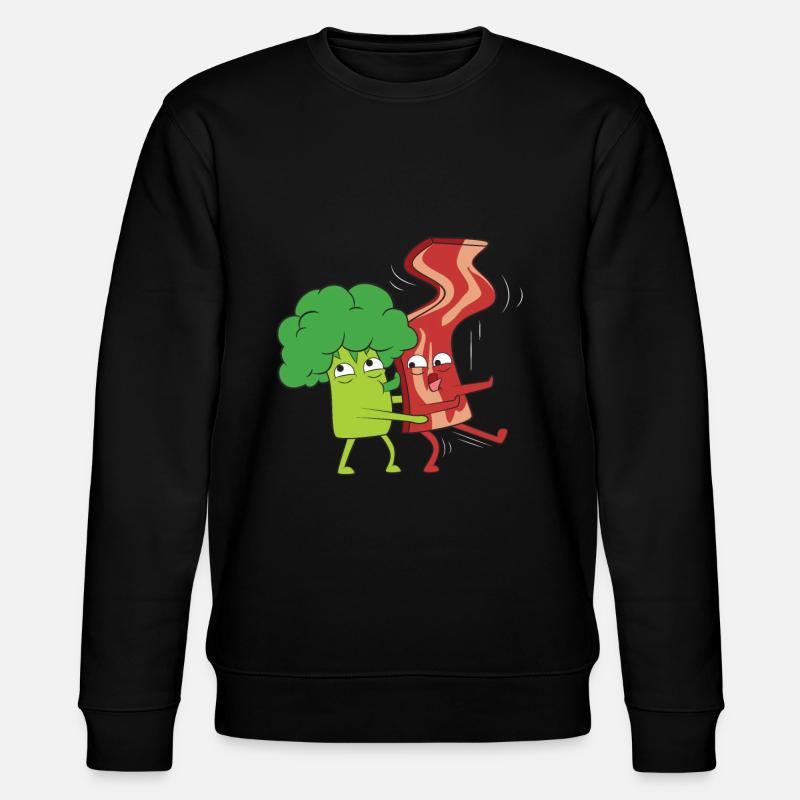 Brocolli Bacon Amour - Sweat bio CHANGER Stanley/Stella Unisexe - noir