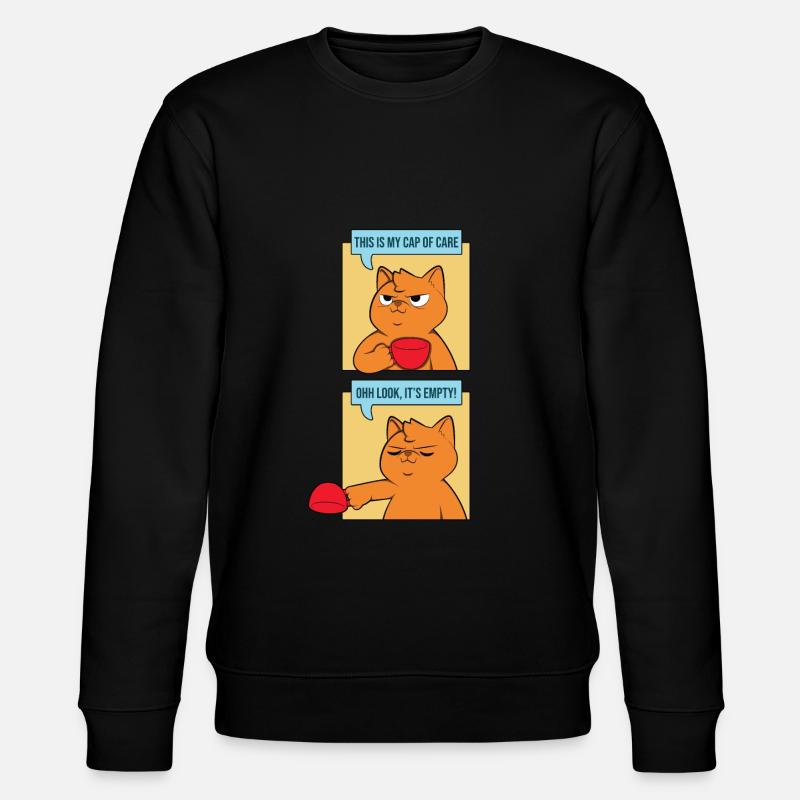 Chat - Sweat bio CHANGER Stanley/Stella Unisexe - noir