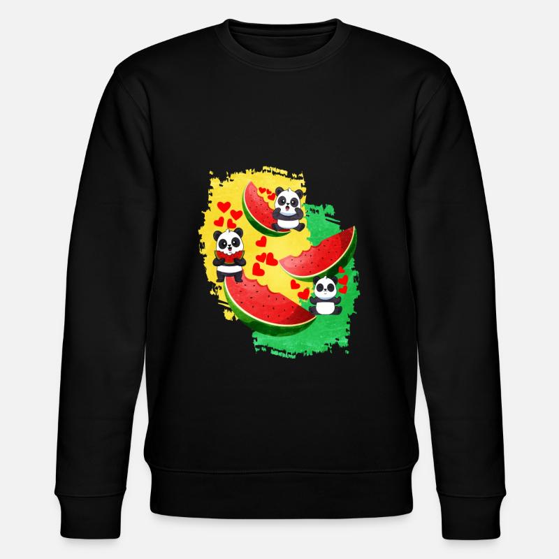 Pastèque - Sweat bio CHANGER Stanley/Stella Unisexe - noir