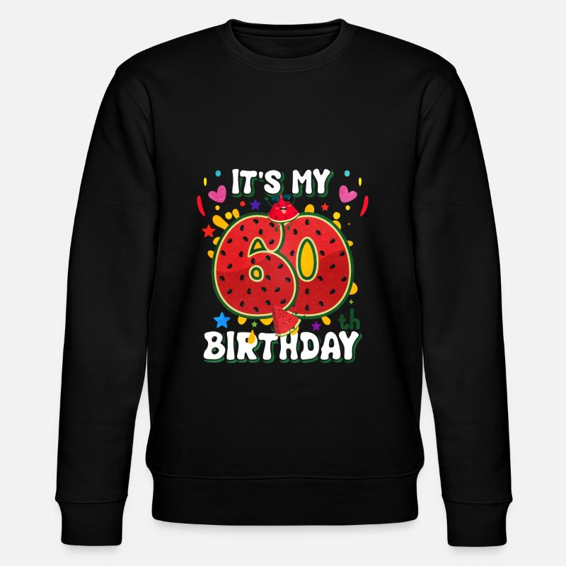 60e anniversaire Pastèque - Sweat bio CHANGER Stanley/Stella Unisexe - noir