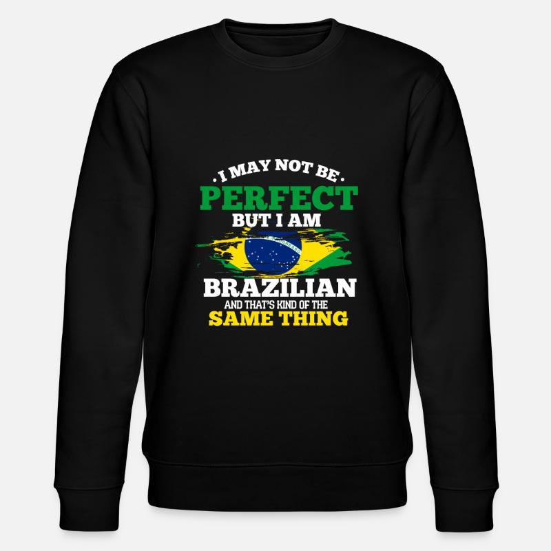 Brasilien - Stanley/Stella Unisex Bio-Sweatshirt CHANGER - Schwarz