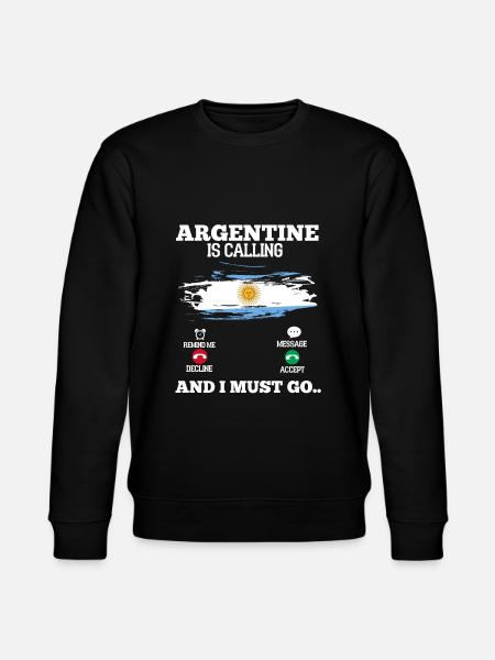 Argentina - Stanley/Stella CHANGER Unisex Organic Sweatshirt - black