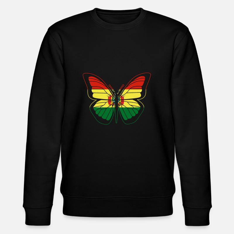 Bolivien - Stanley/Stella Unisex Bio-Sweatshirt CHANGER  - Schwarz