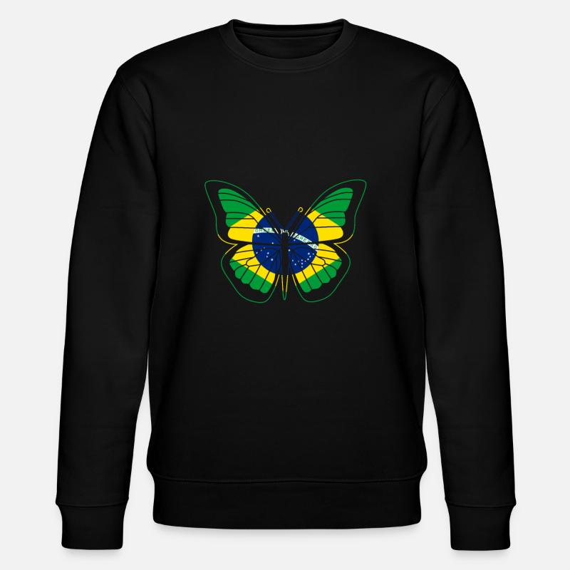 Brasilien - Stanley/Stella Unisex Bio-Sweatshirt CHANGER  - Schwarz