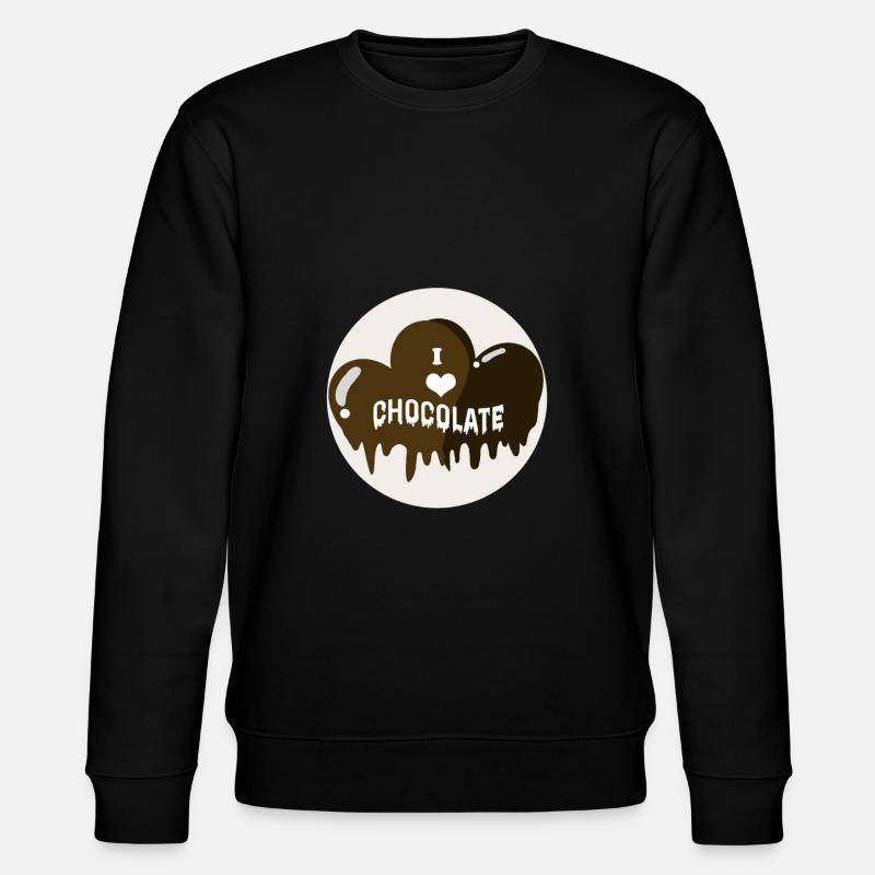 Chocolate - Stanley/Stella CHANGER Unisex Organic Sweatshirt - black