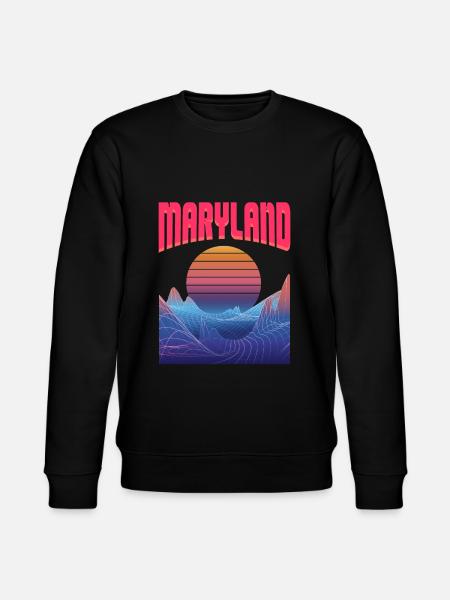 Maryland - Stanley/Stella CHANGER Unisex Organic Sweatshirt - black