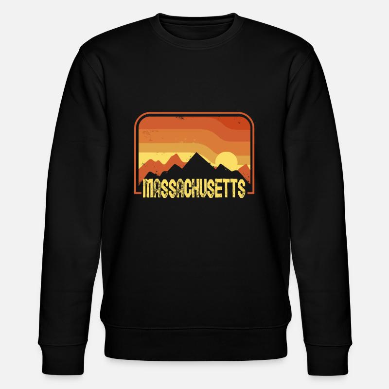 Massachusetts - Sweat bio CHANGER Stanley/Stella Unisexe - noir