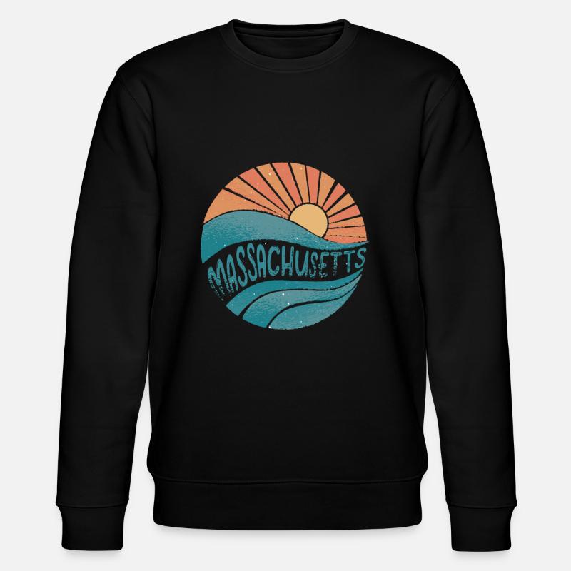 Massachusetts - Sweat bio CHANGER Stanley/Stella Unisexe - noir