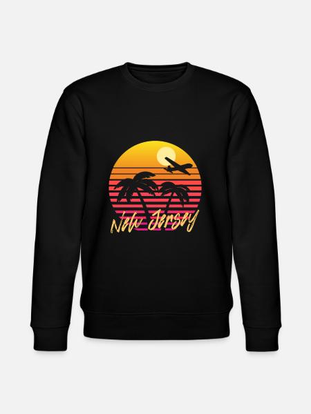 New Jersey - Stanley/Stella CHANGER Unisex Organic Sweatshirt - black