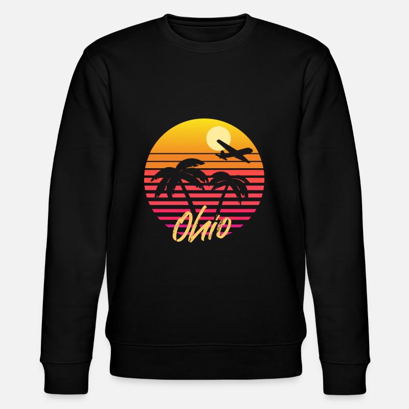 Ohio - Stanley/Stella Unisex Bio-Sweatshirt CHANGER  - Schwarz