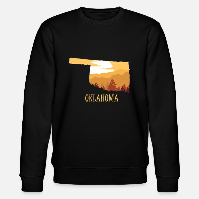 Oklahoma - Stanley/Stella Unisex Bio-Sweatshirt CHANGER  - Schwarz
