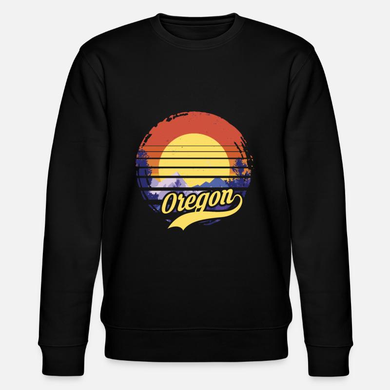 Oregon - Stanley/Stella Unisex Bio-Sweatshirt CHANGER  - Schwarz
