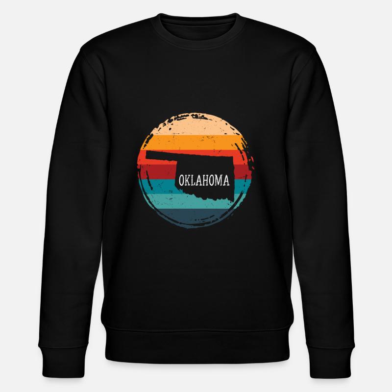 Oklahoma - Stanley/Stella CHANGER Unisex Organic Sweatshirt - black