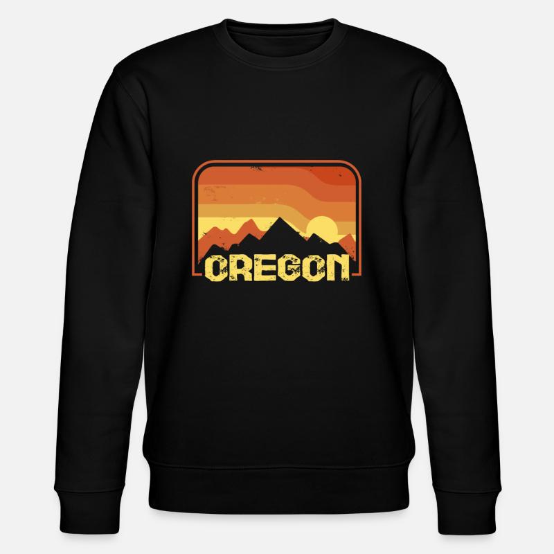 Oregon - Stanley/Stella Unisex Bio-Sweatshirt CHANGER  - Schwarz