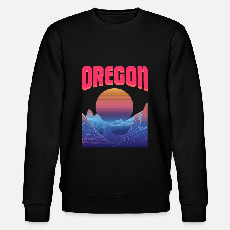 Oregon - Stanley/Stella Unisex Bio-Sweatshirt CHANGER  - Schwarz