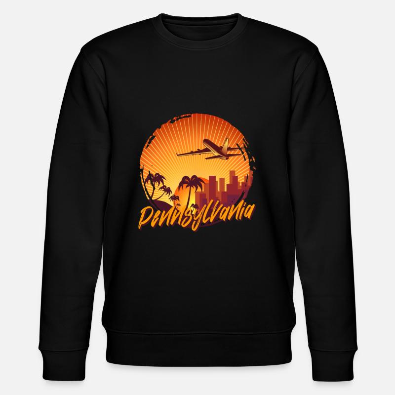 Pennsylvanie - Sweat bio CHANGER Stanley/Stella Unisexe - noir