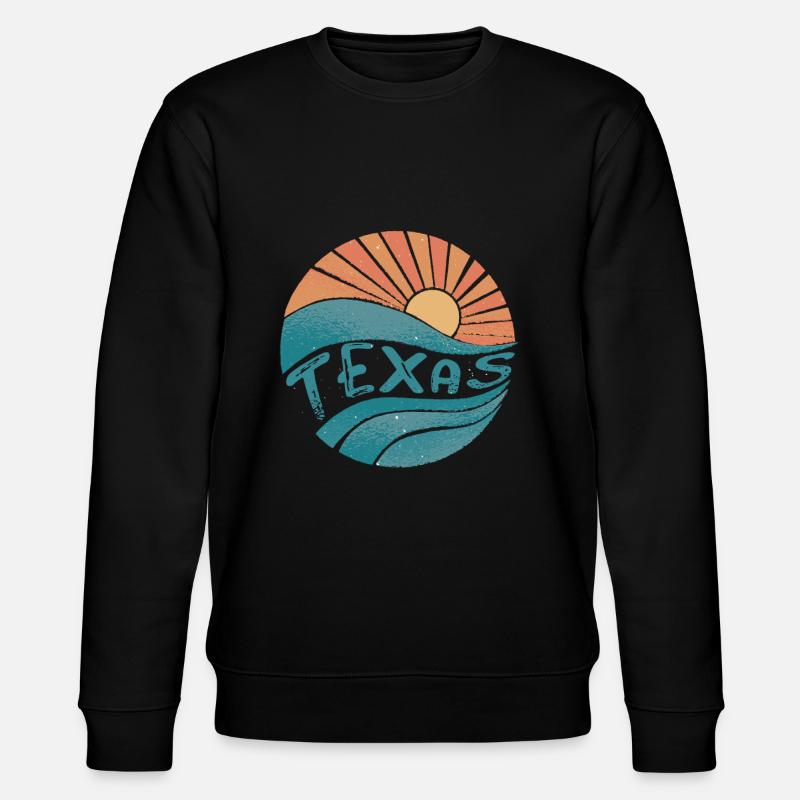 Texas - Stanley/Stella Unisex Bio-Sweatshirt CHANGER  - Schwarz
