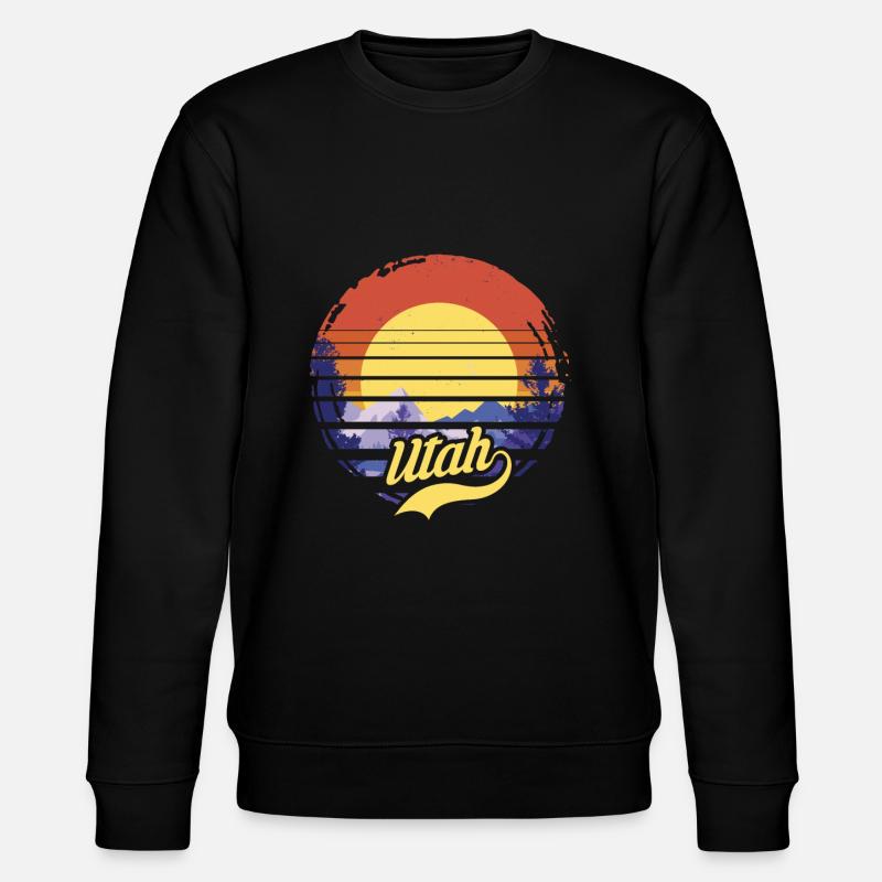 Utah - Stanley/Stella Unisex Bio-Sweatshirt CHANGER  - Schwarz