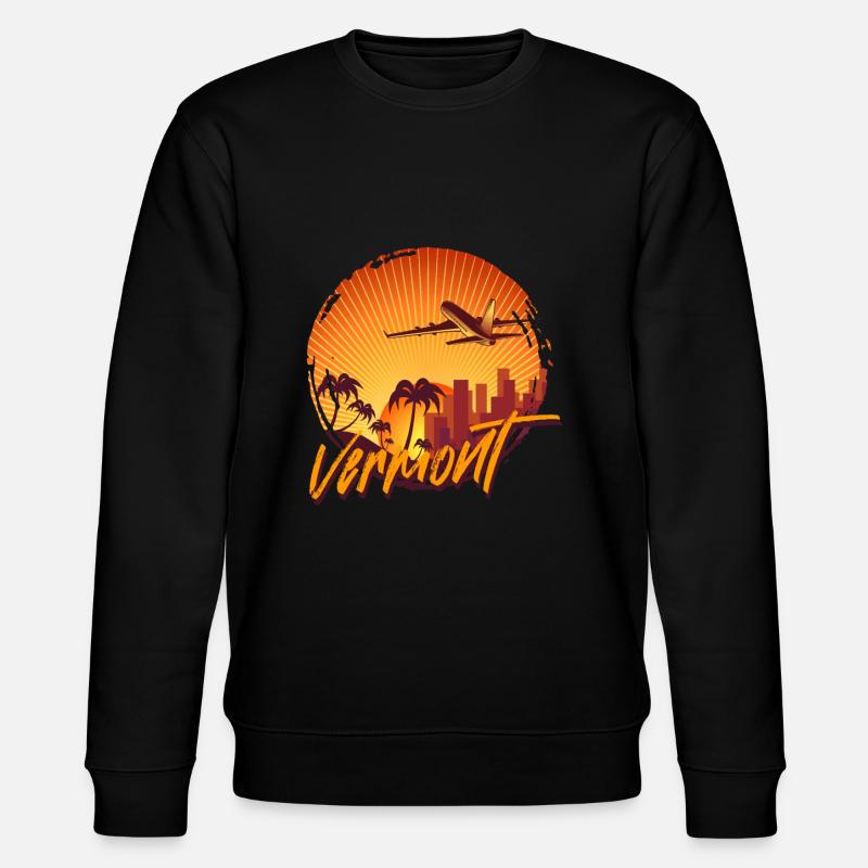 vermont - Stanley/Stella Unisex Bio-Sweatshirt CHANGER  - Schwarz