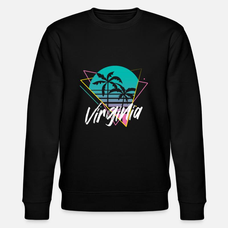 Virginia - Stanley/Stella Unisex Bio-Sweatshirt CHANGER  - Schwarz