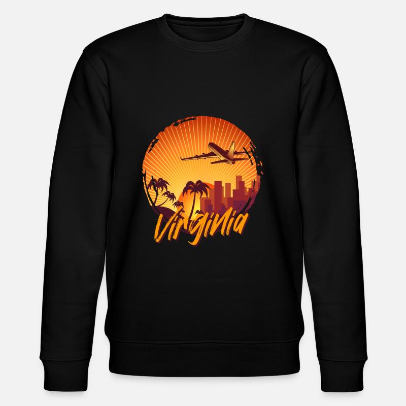 Virginia - Stanley/Stella Unisex Bio-Sweatshirt CHANGER  - Schwarz