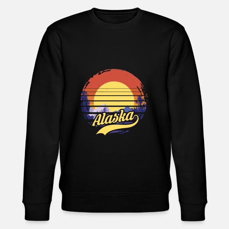 alaska - Stanley/Stella Unisex Bio-Sweatshirt CHANGER  - Schwarz