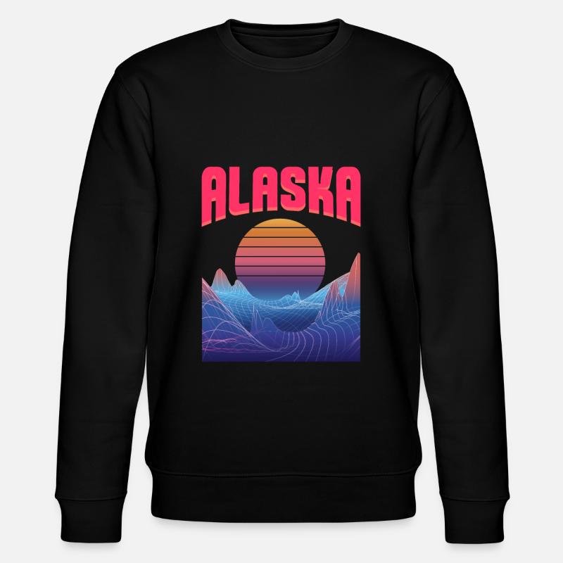alaska - Stanley/Stella Unisex Bio-Sweatshirt CHANGER  - Schwarz