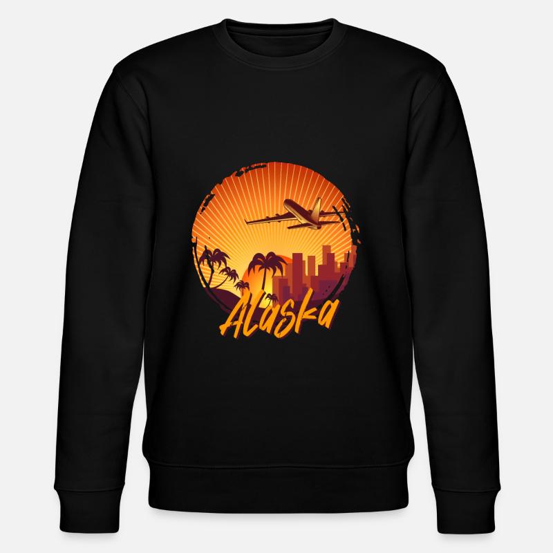 alaska - Stanley/Stella Unisex Bio-Sweatshirt CHANGER  - Schwarz