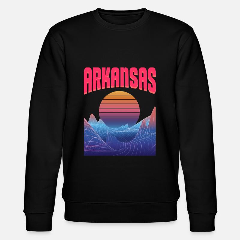 arkansas - Stanley/Stella Unisex Bio-Sweatshirt CHANGER  - Schwarz