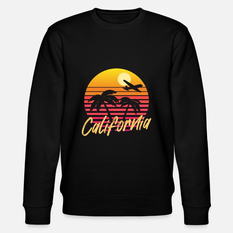 california - Stanley/Stella Unisex Bio-Sweatshirt CHANGER  - Schwarz