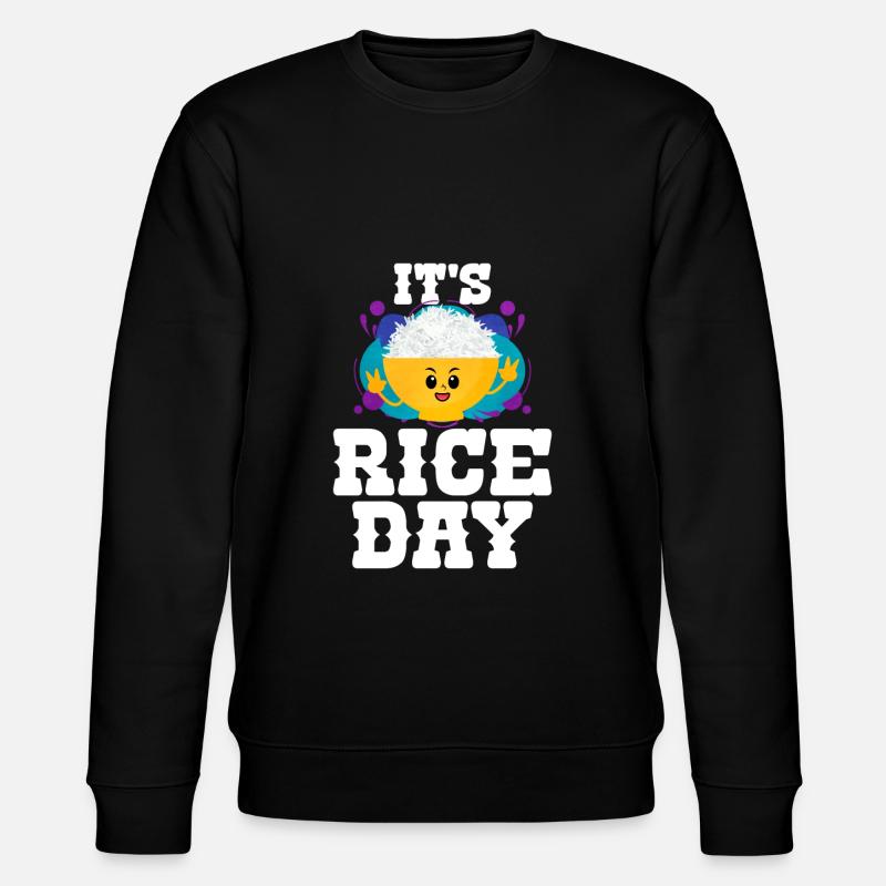 Rice - Stanley/Stella CHANGER Unisex Organic Sweatshirt - black