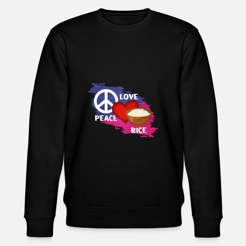 Rice - Stanley/Stella CHANGER Unisex Organic Sweatshirt - black