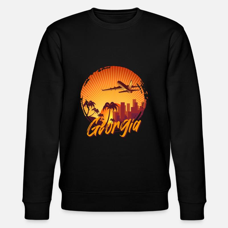 georgia - Stanley/Stella Unisex Bio-Sweatshirt CHANGER  - Schwarz