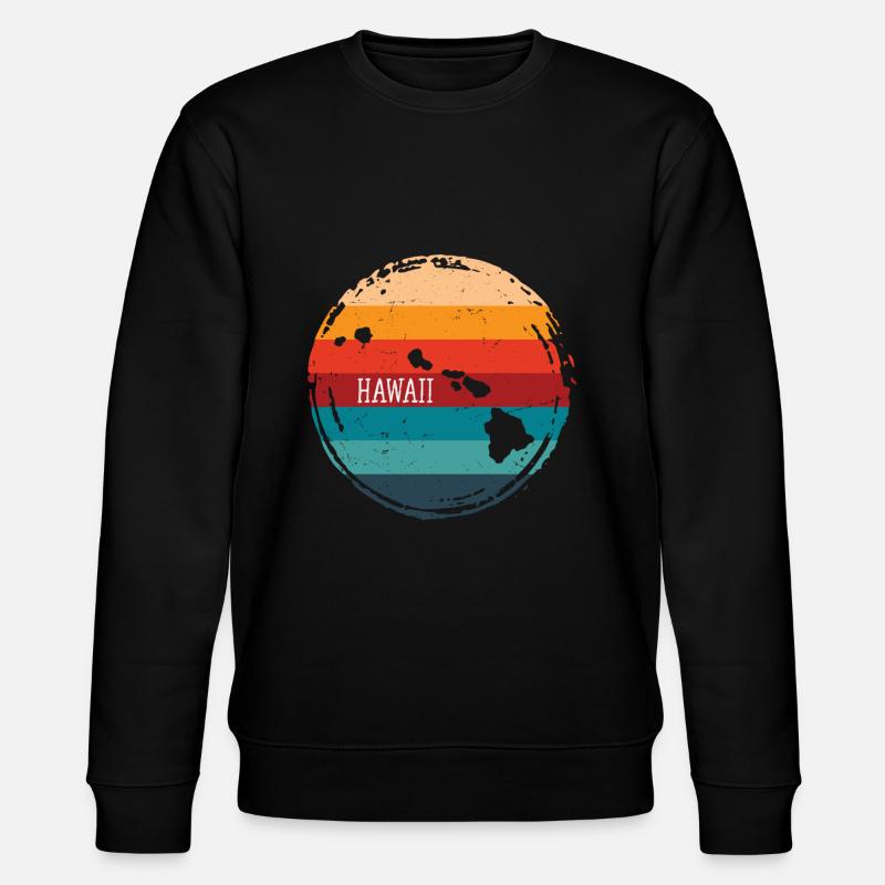 hawaii - Stanley/Stella Unisex Bio-Sweatshirt CHANGER  - Schwarz