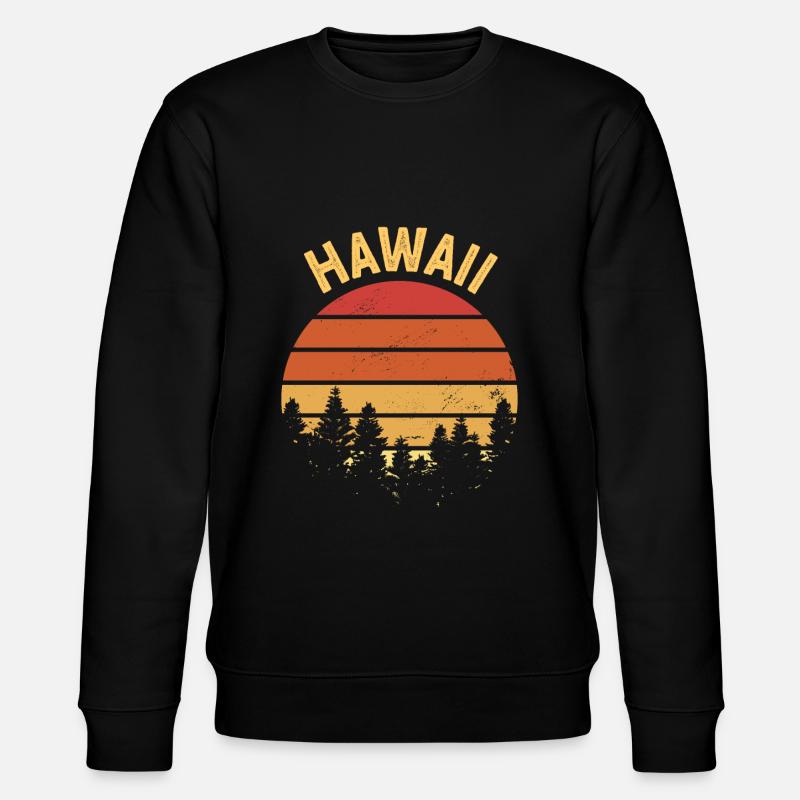 hawaii - Stanley/Stella Unisex Bio-Sweatshirt CHANGER  - Schwarz
