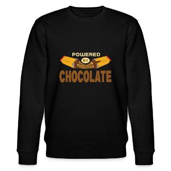 Propulsé par le chocolat - Sweat bio CHANGER Stanley/Stella Unisexe - noir - Devant - Nik (191cm) & Marisol (170cm)