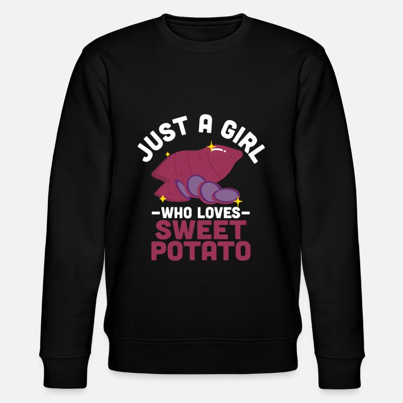 Süßkartoffeln - Stanley/Stella Unisex Bio-Sweatshirt CHANGER  - Schwarz