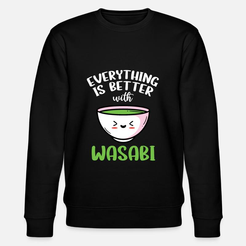 Wasabi - Stanley/Stella Unisex Bio-Sweatshirt CHANGER  - Schwarz