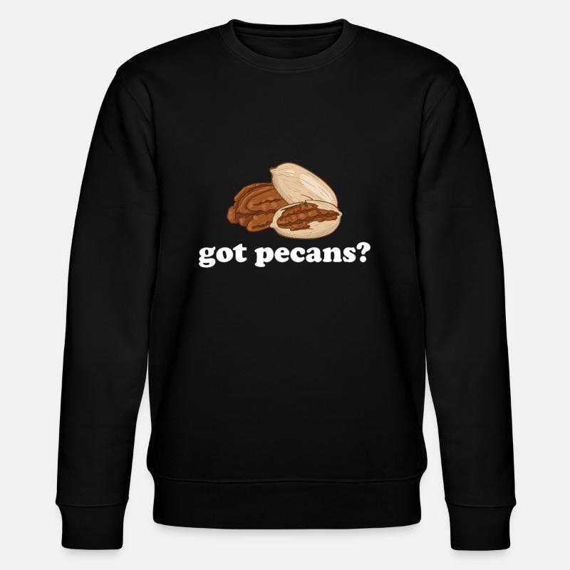 Pecan Nuts Gift - Stanley/Stella CHANGER Unisex Organic Sweatshirt - black